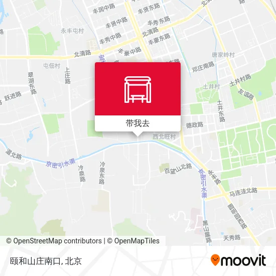 颐和山庄南口地图