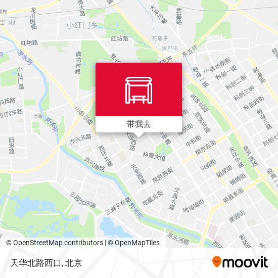 天华北路西口地图