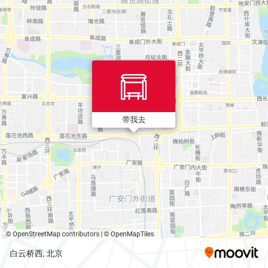 白云桥西地图