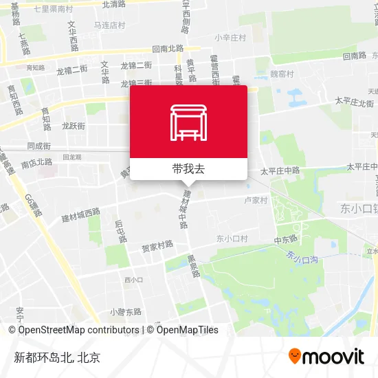 新都环岛北地图