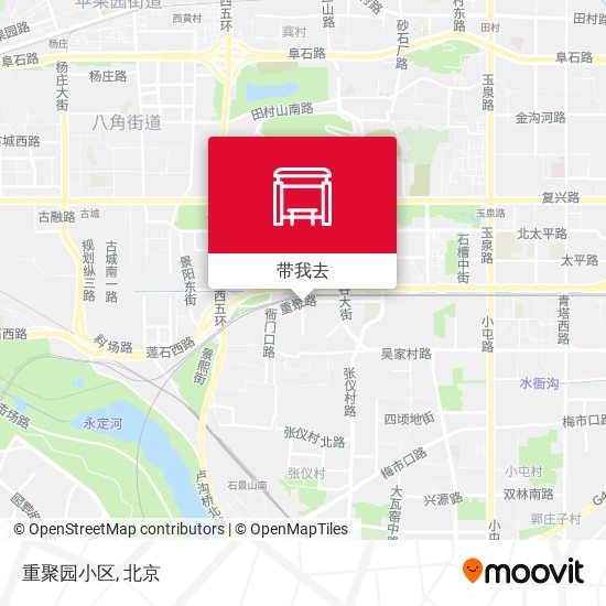 重聚园小区地图