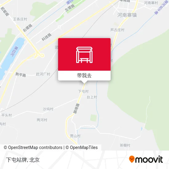 下屯站牌地图