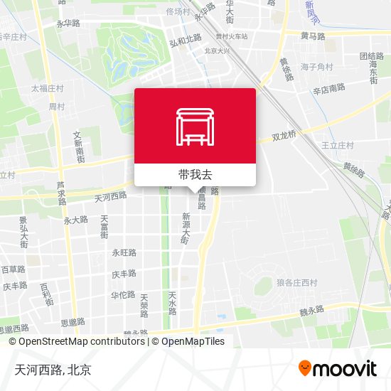 天河西路地图
