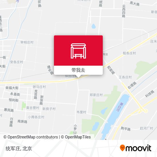 统军庄地图