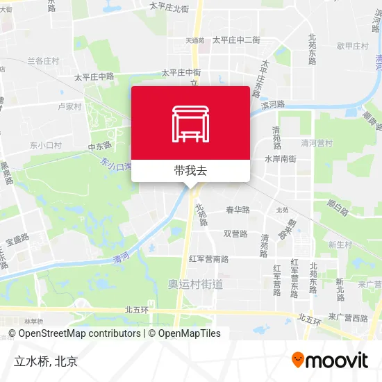 立水桥地图