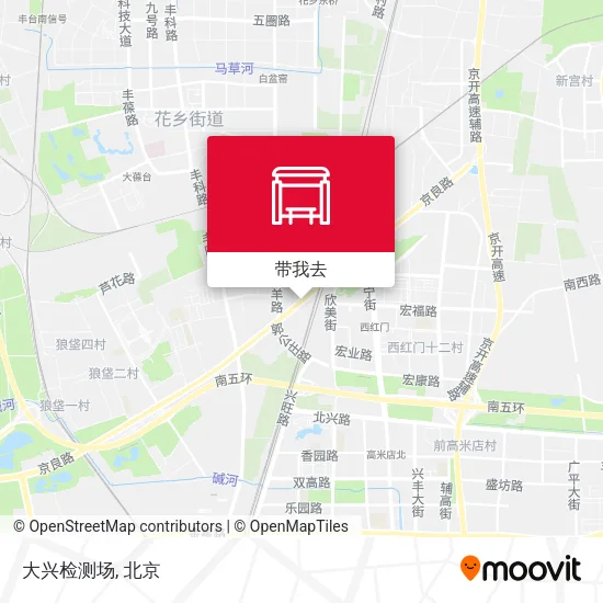 大兴检测场地图