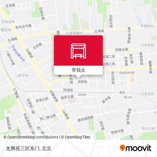 龙腾苑三区东门地图