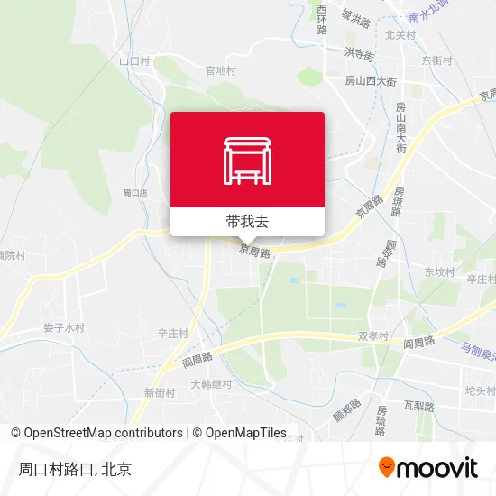 周口村路口地图