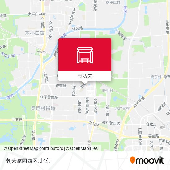 朝来家园西区地图