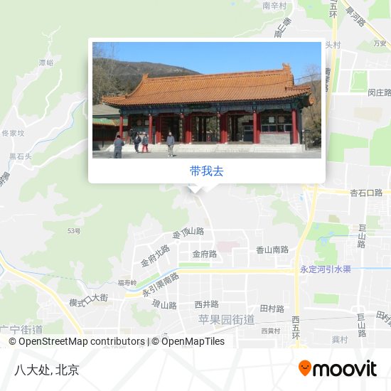 八大处地图
