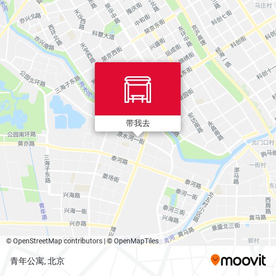 青年公寓地图