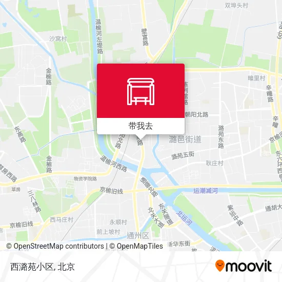 西潞苑小区地图