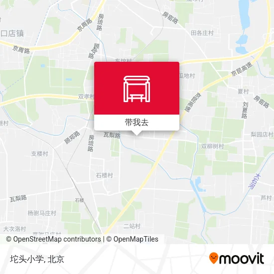 坨头小学地图