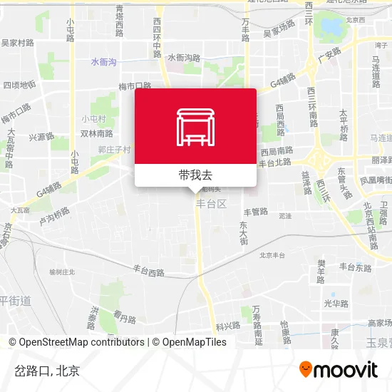 岔路口地图