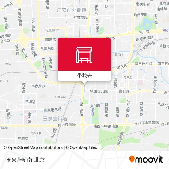 玉泉营桥南地图