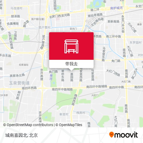 城南嘉园北地图