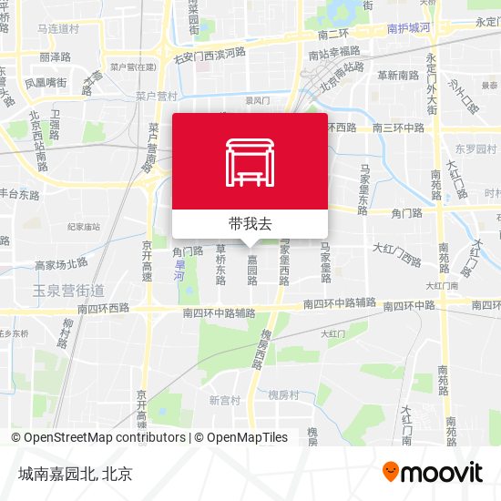 城南嘉园北地图