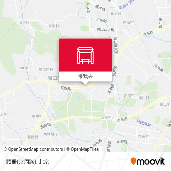 顾册(京周路)地图