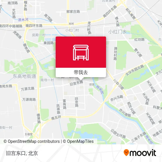 旧宫东口地图