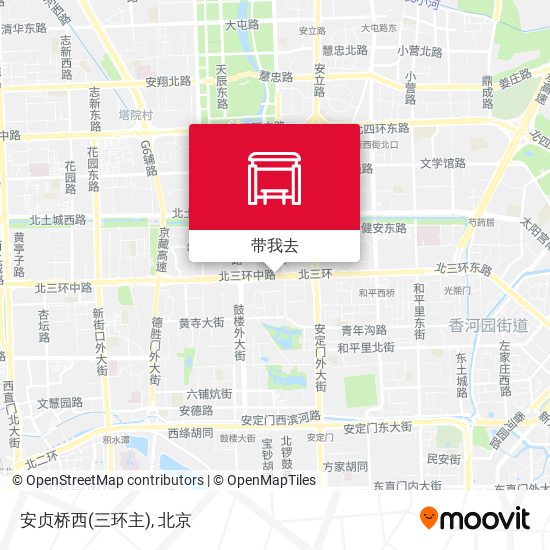 安贞桥西(三环主)地图