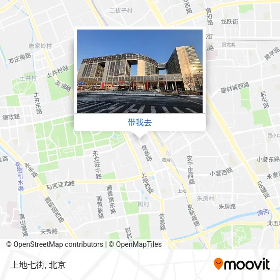 上地七街地图