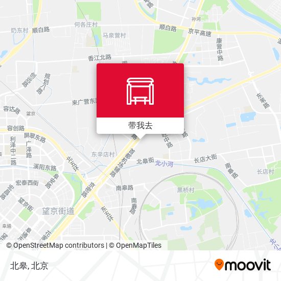 北皋地图