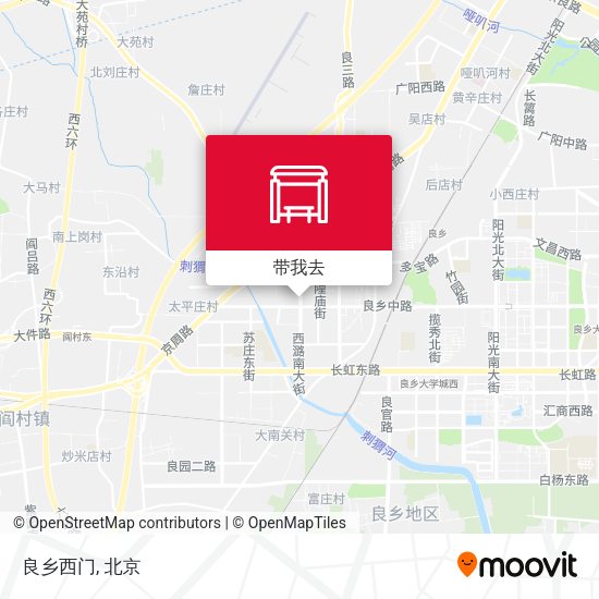 良乡西门地图