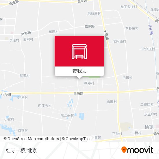 红寺一桥地图