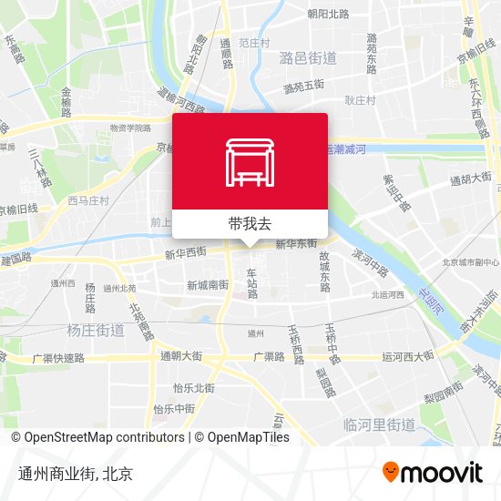 通州商业街地图