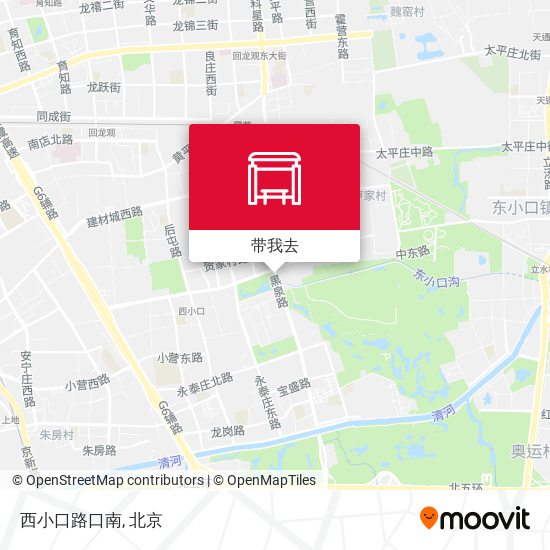 西小口路口南地图