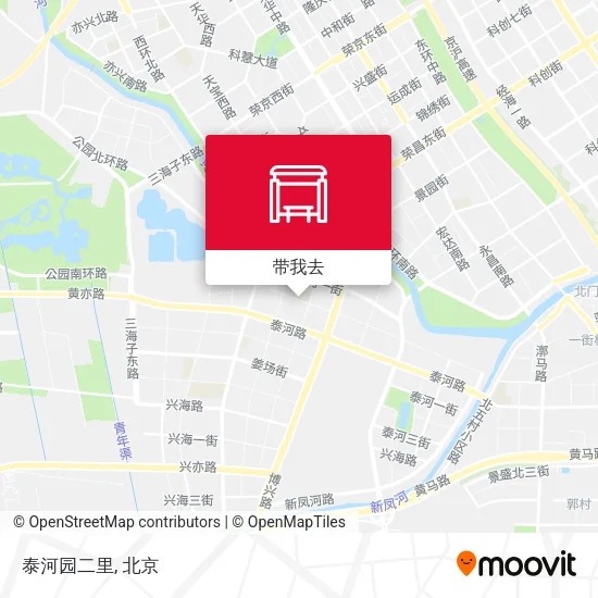 泰河园二里地图