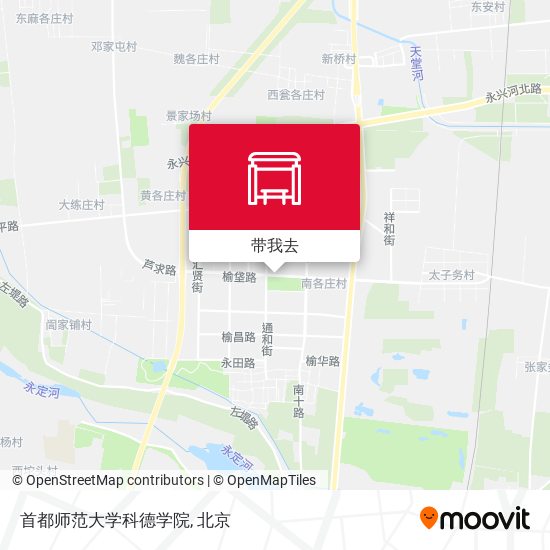 首都师范大学科德学院地图