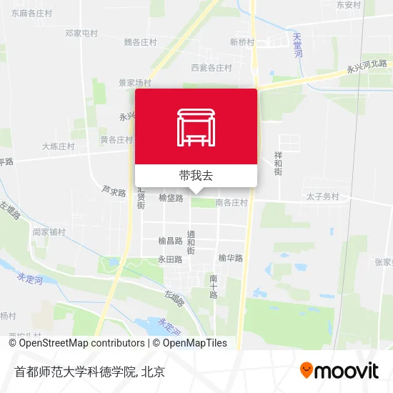 首都师范大学科德学院地图