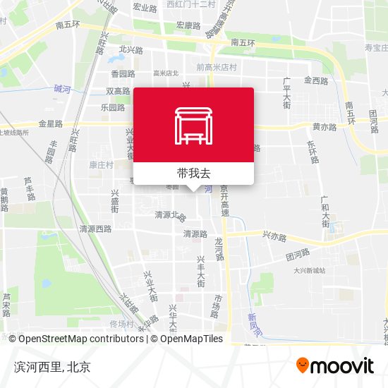 滨河西里地图