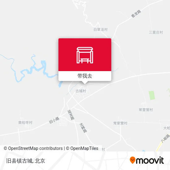 旧县镇古城地图