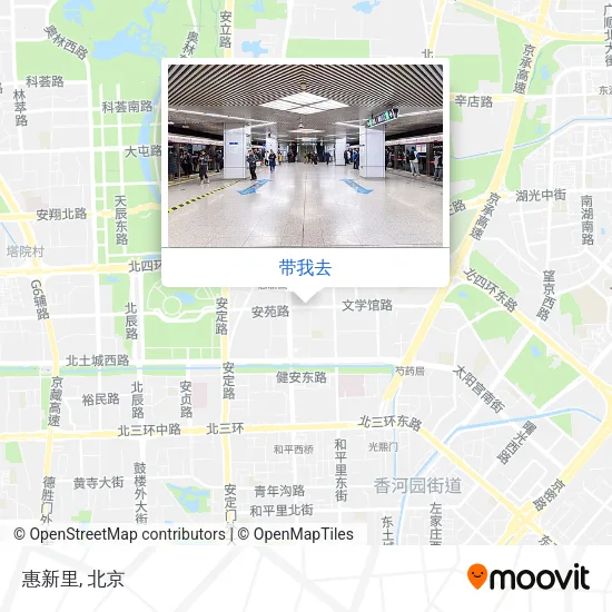 惠新里地图