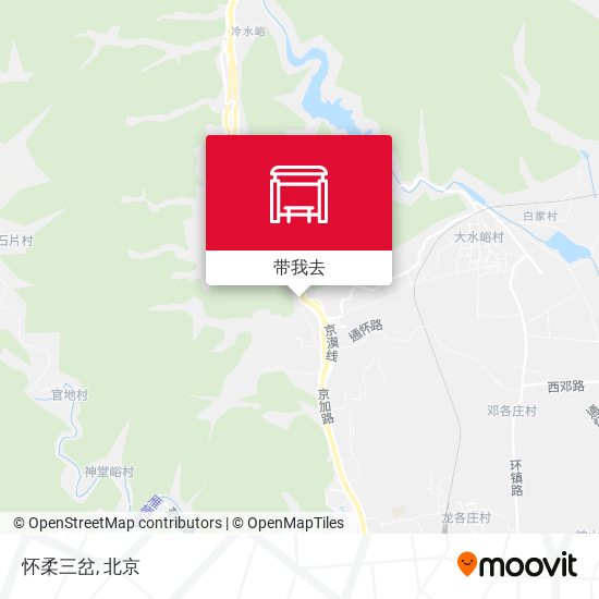 怀柔三岔地图