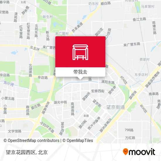 望京花园西区地图
