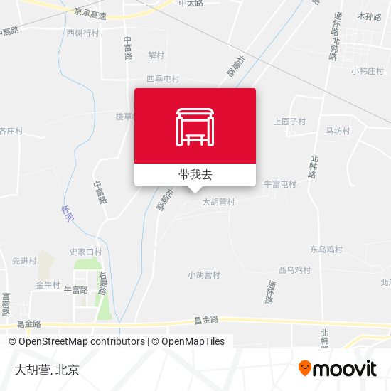 大胡营地图