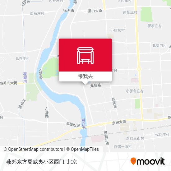 燕郊东方夏威夷小区西门地图