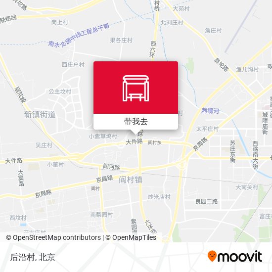 后沿村地图