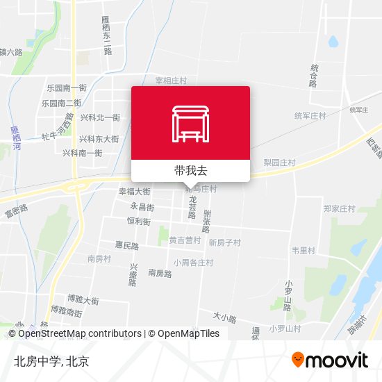 北房中学地图