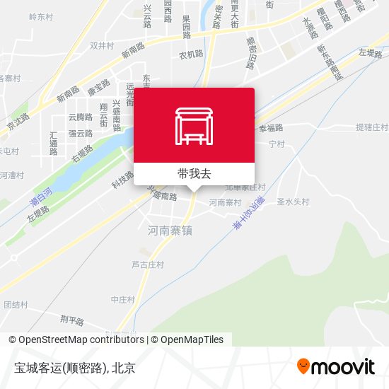 宝城客运(顺密路)地图