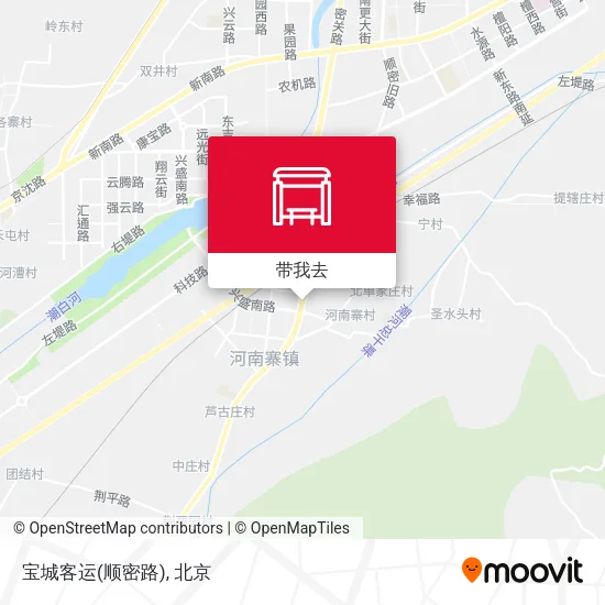 宝城客运(顺密路)地图