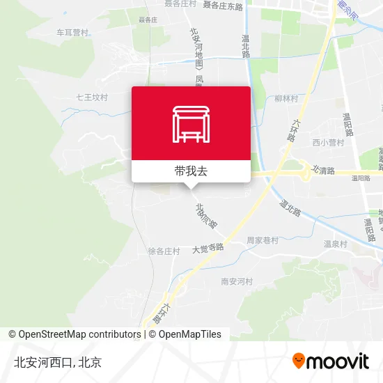 北安河西口地图