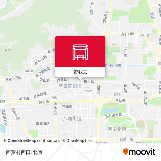 西黄村西口地图