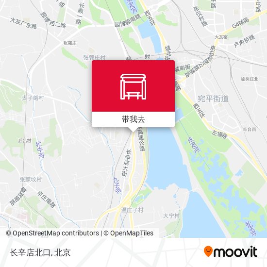 长辛店北口地图