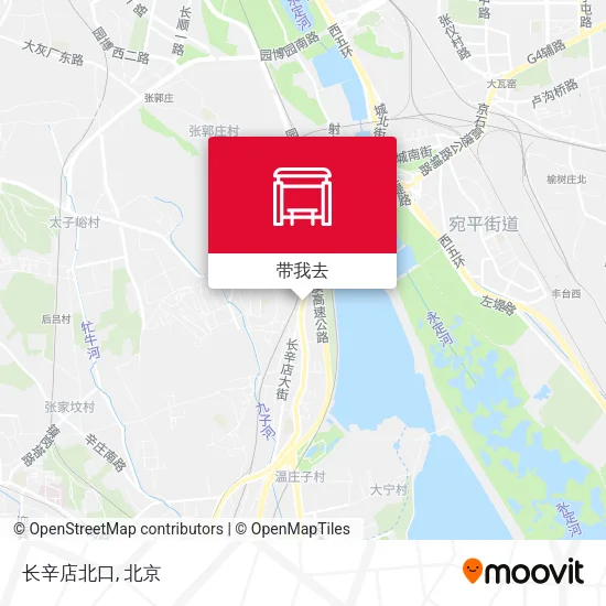 长辛店北口地图