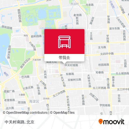 中关村南路地图
