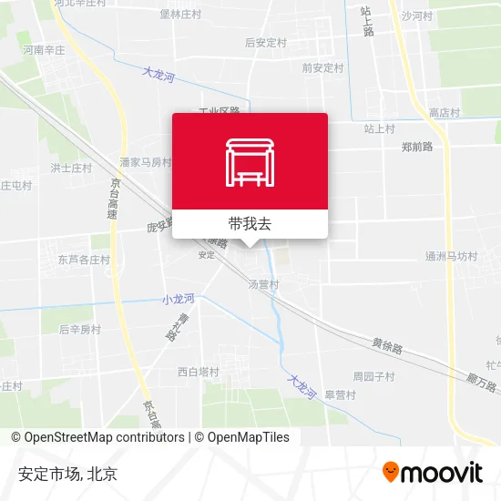 安定市场地图